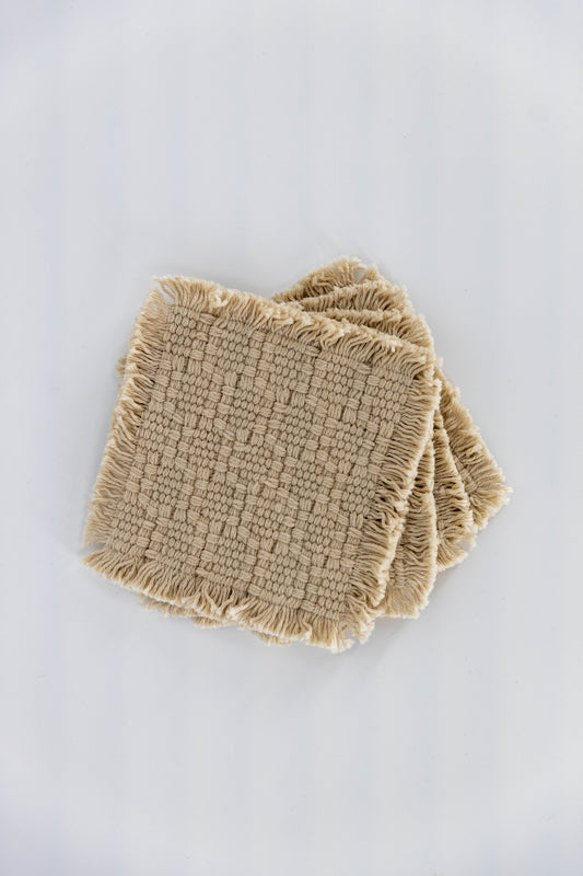 Natural Colored Coaster Set